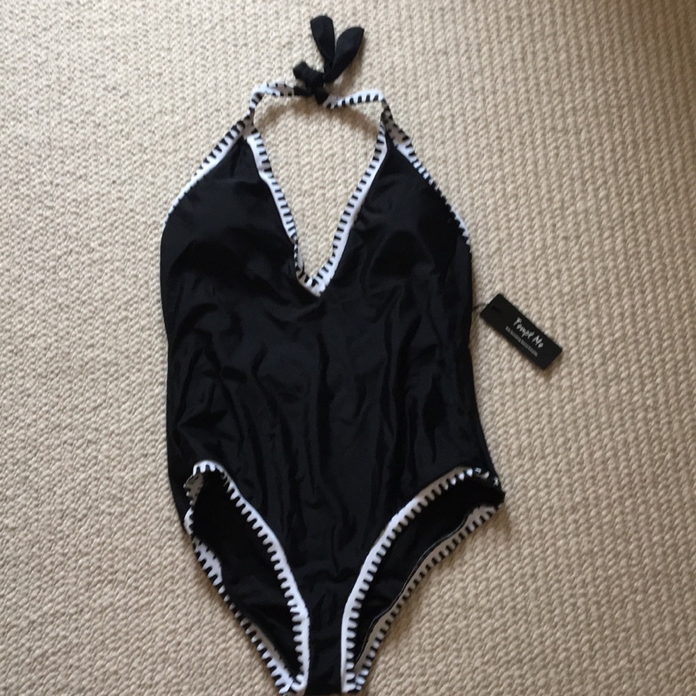 Tempt Me halter one piece bathing suit NWT size XL
